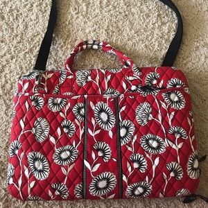 Vera Bradley Deco Daisy Portfolio Laptop Hard Case